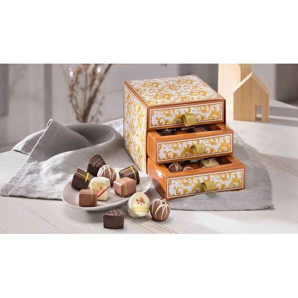 Lebkuchen Schmidt Praline Drawers Filled with Chocolates