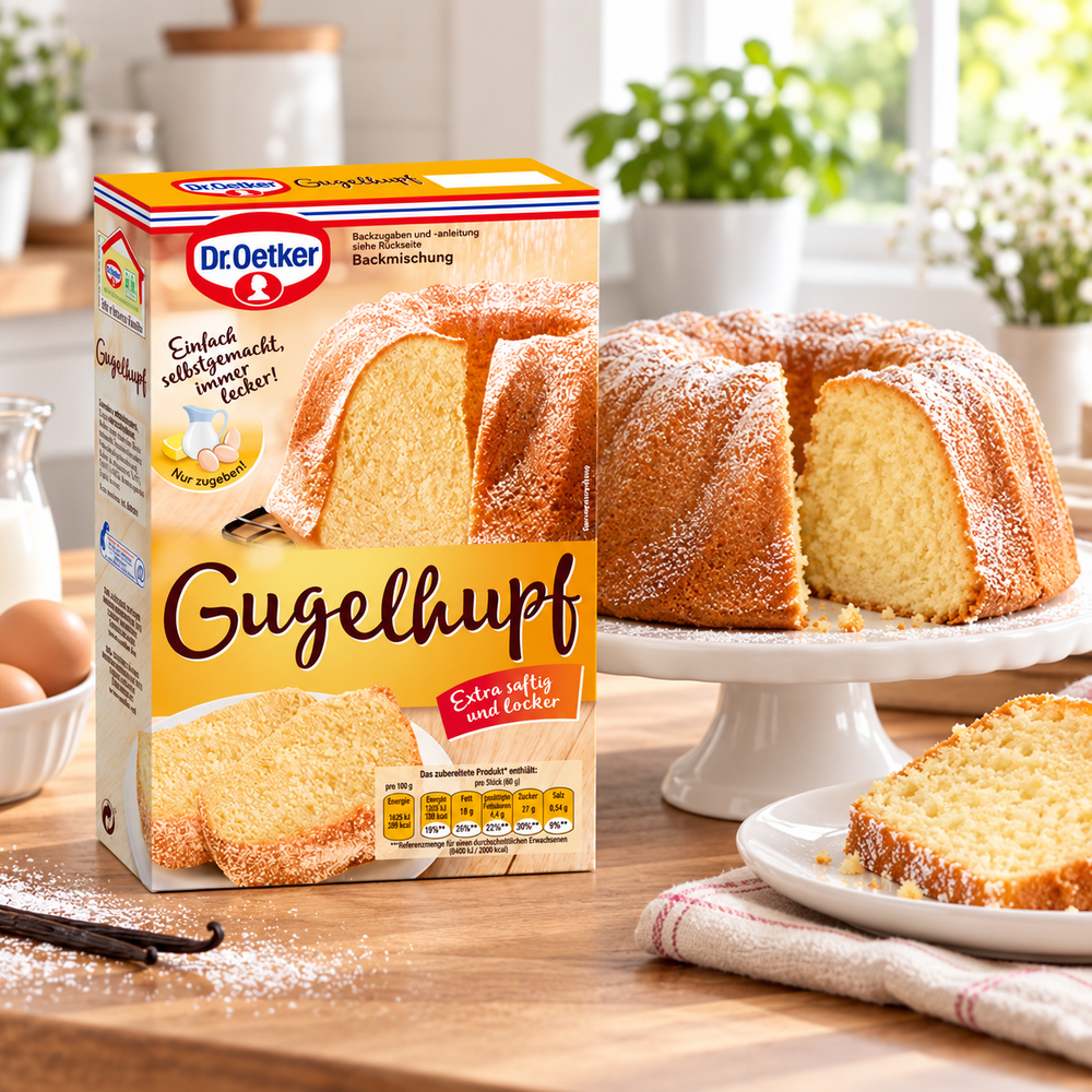 Dr. Oetker Gugelhupf lifestyle serving suggestion