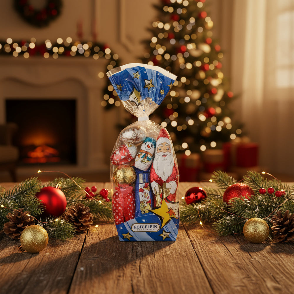Riegelein Assorted Milk Chocolate Holiday Figurines in Bag (400 g.)