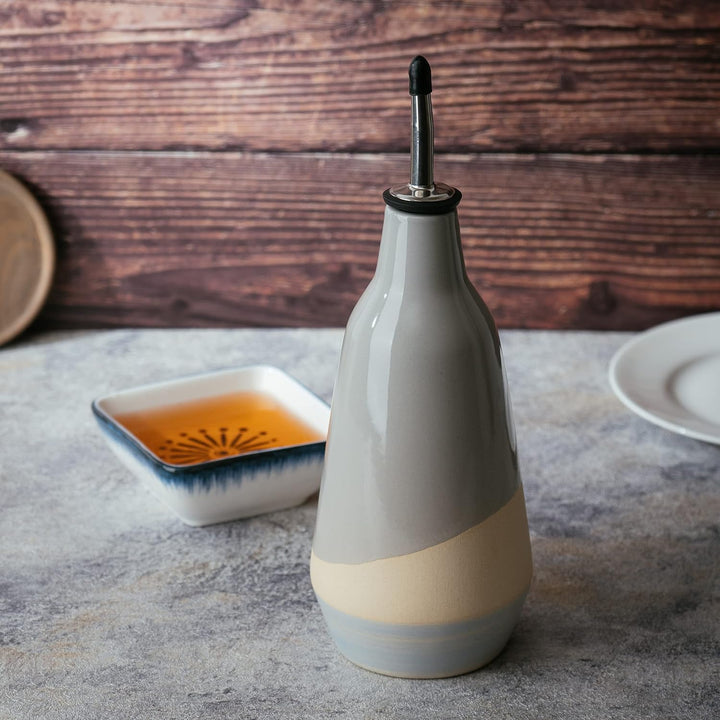 Ceramic Olive Oil Dispenser Bottle - 400ml