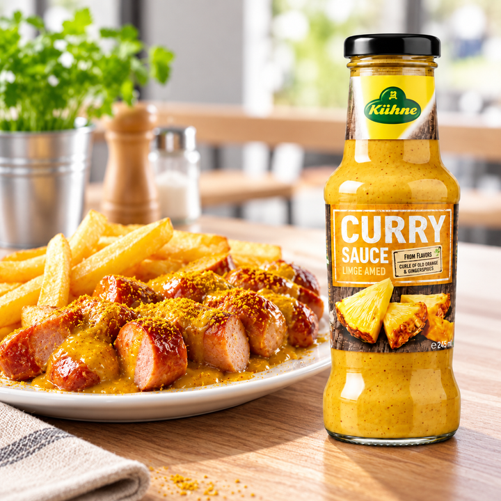 Kühne Curry Sauce lifestyle serving suggestion