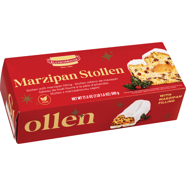 Kuchenmeister Luxury Marzipan Stollen Box, 500 g.