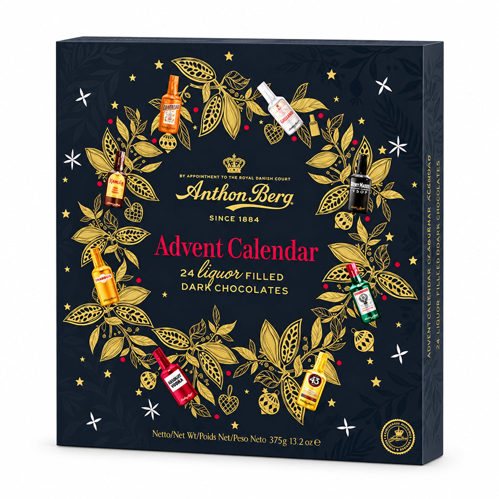 Anthon Berg Liquor Filled Chocolate Bottles Advent Calendar