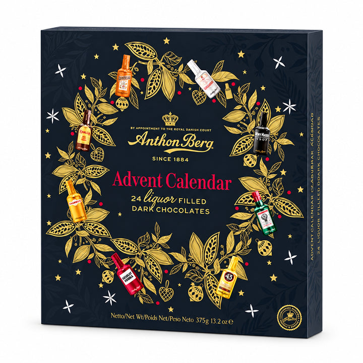 Anthon Berg Liquor Filled Chocolate Bottles Advent Calendar