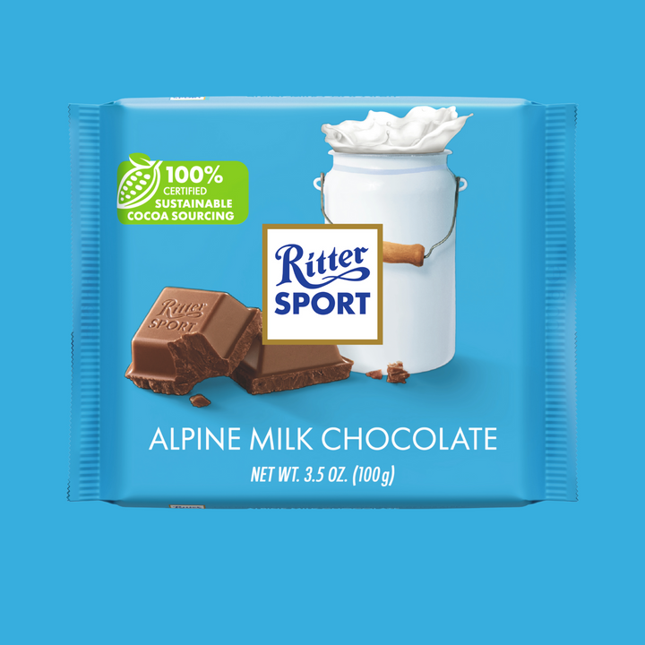 Ritter Sport Alpine Milk Chocolate (30% Cocoa)