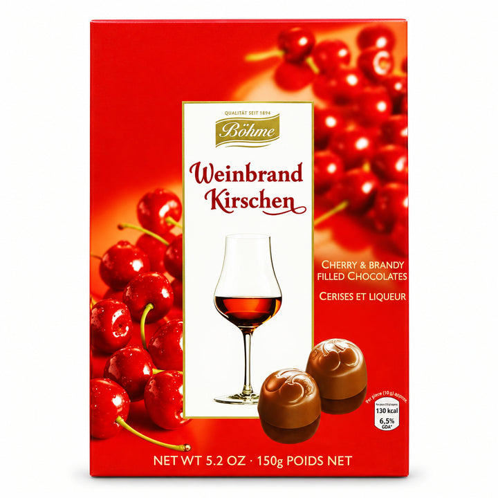 Boehme Cherry and Brandy Filled Chocolates
