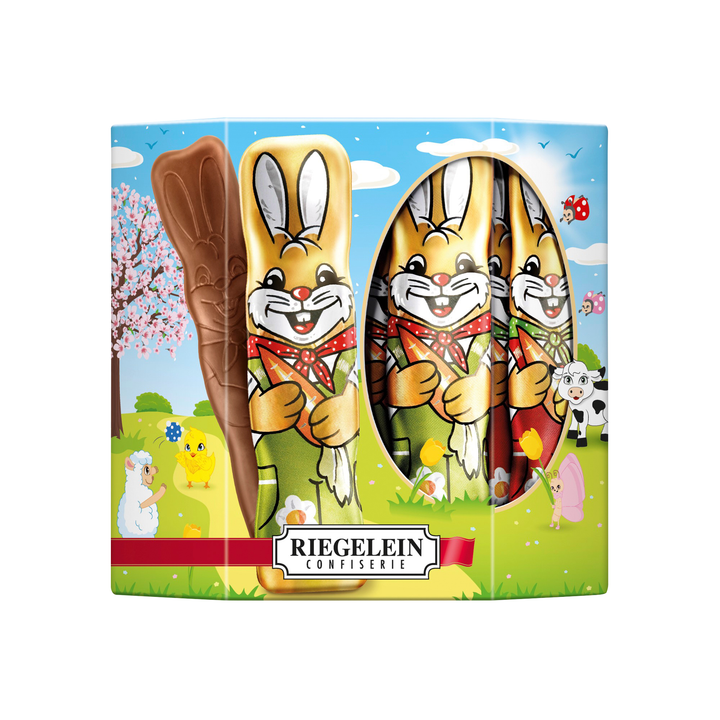 Riegelein Solid Milk Chocolate Easter Bunnies