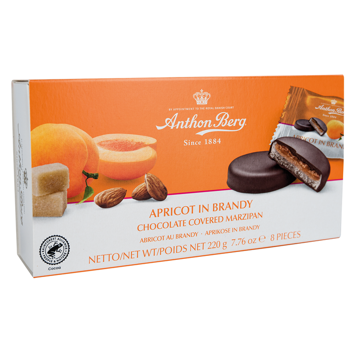 Anthon Berg Chocolate with Marzipan & Apricot in Brandy Filling