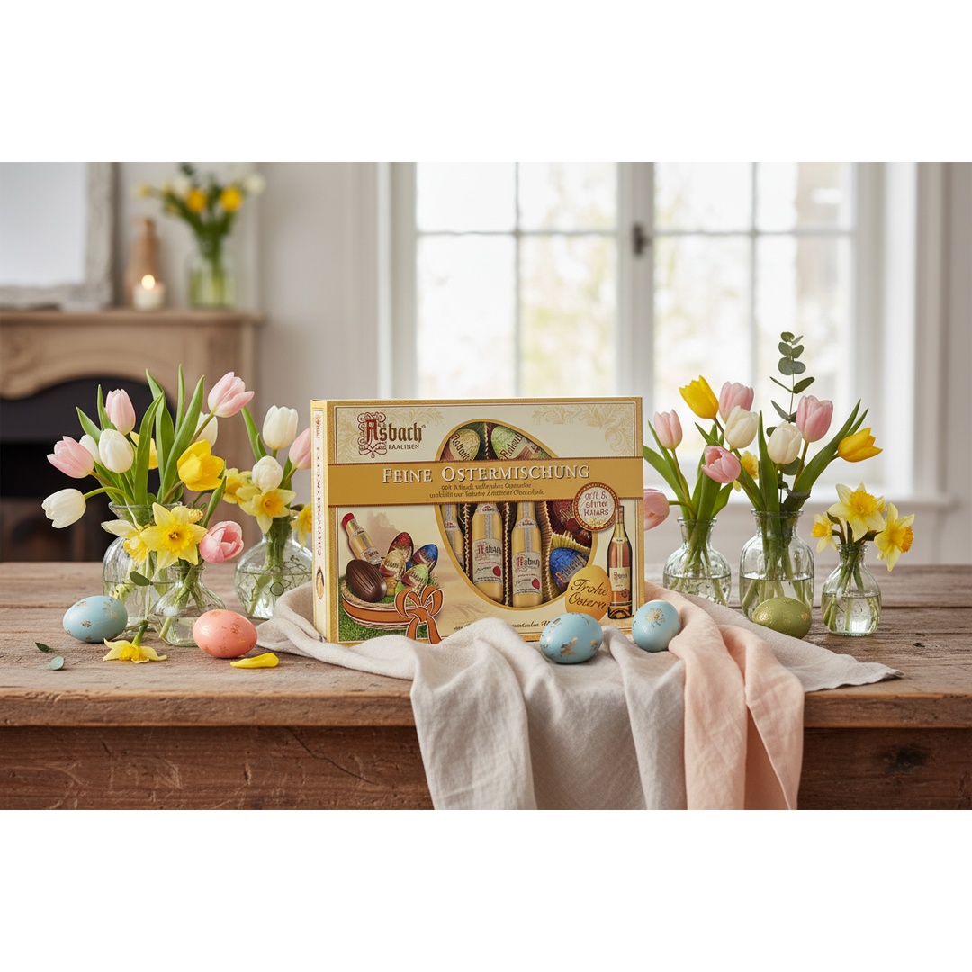 Asbach Chocolate Bottles & Eggs Assortment