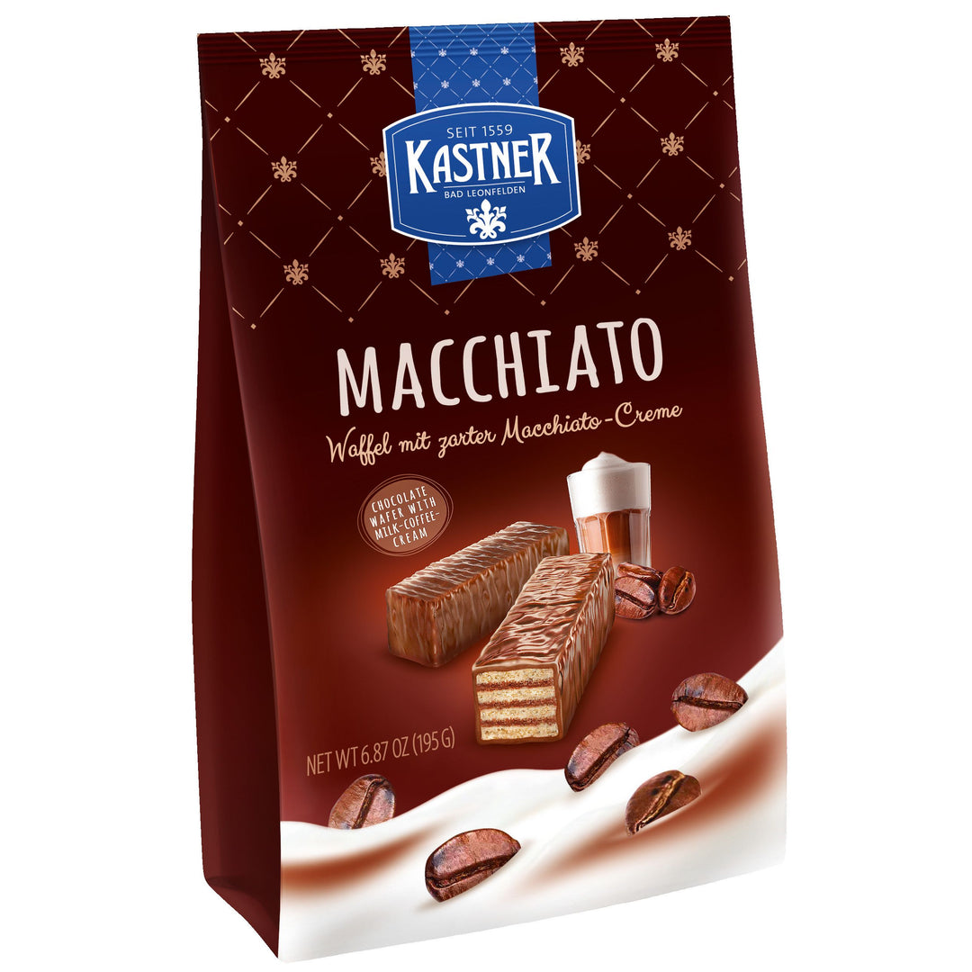 Kastner Macchiato Mignon Wafers, 195 g brown package
