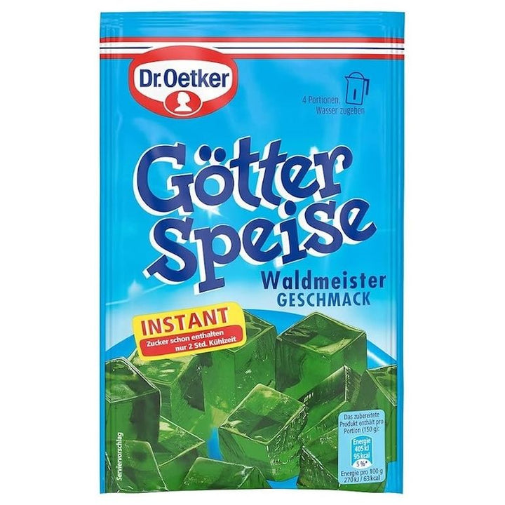 Dr. Oetker Instant Waldmeister (Sweet Woodruff) Jello