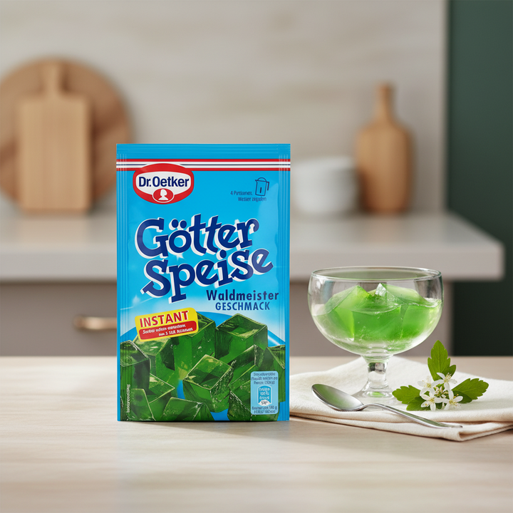 Dr. Oetker Instant Waldmeister (Sweet Woodruff) Jello