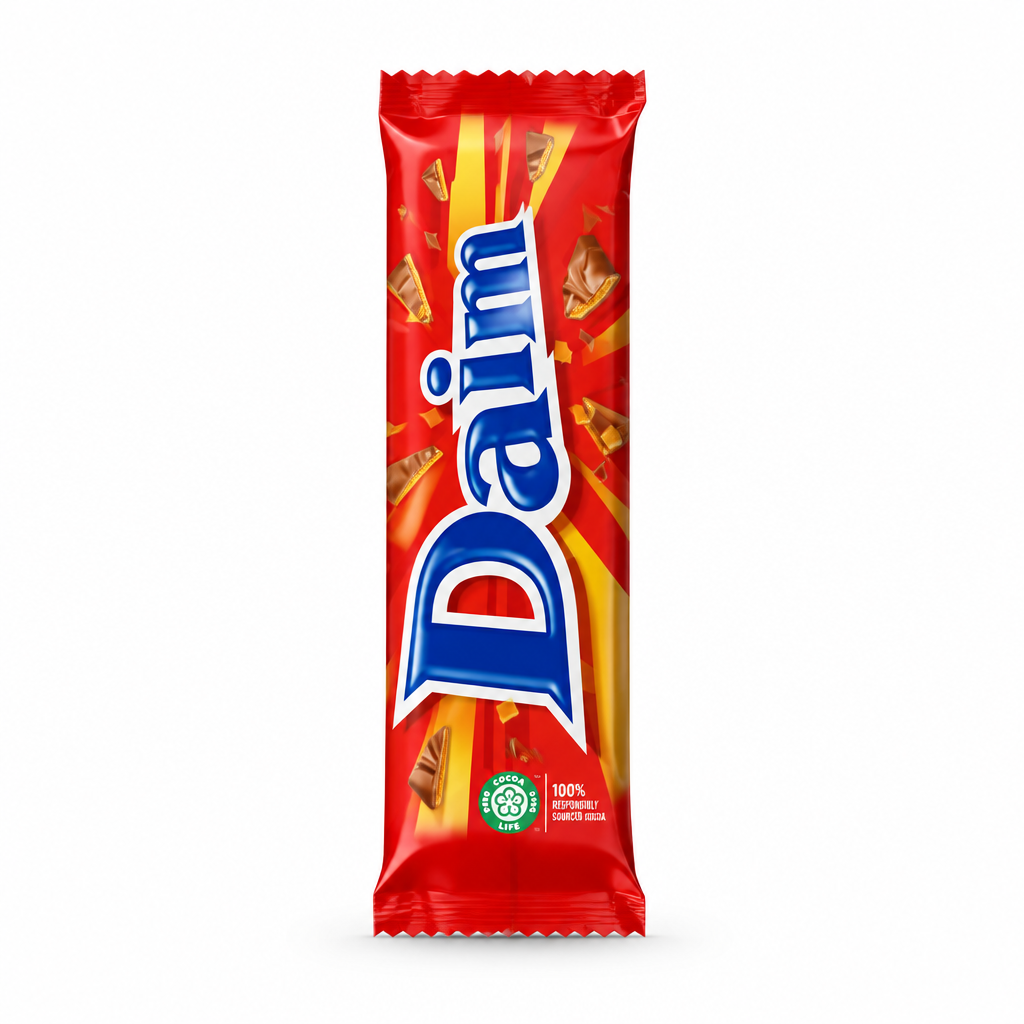 Daim Crunchy Caramel Chocolate Bars, 2 Pack