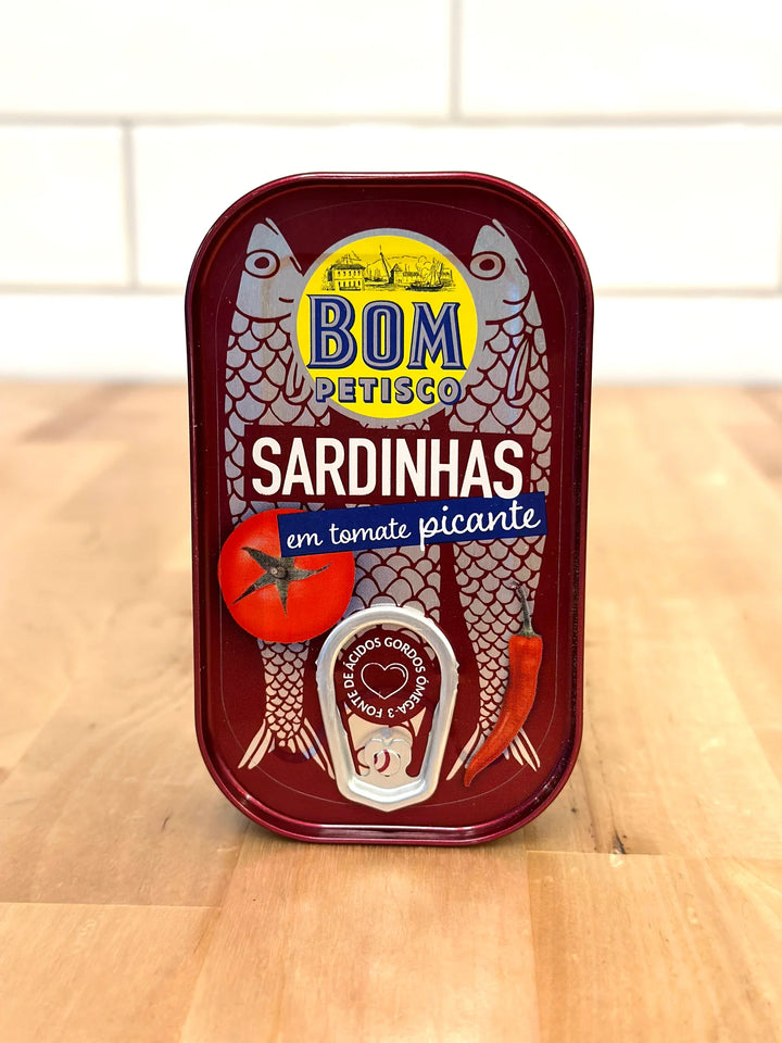 Bom Petisco Sardines in Hot Tomato