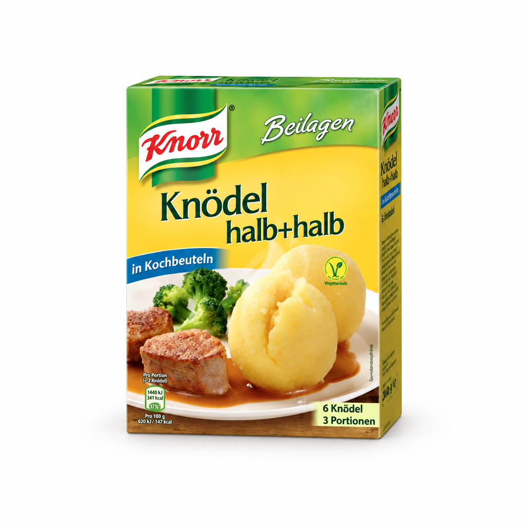Knorr Knödel Halb & Halb 200 g box, front view
