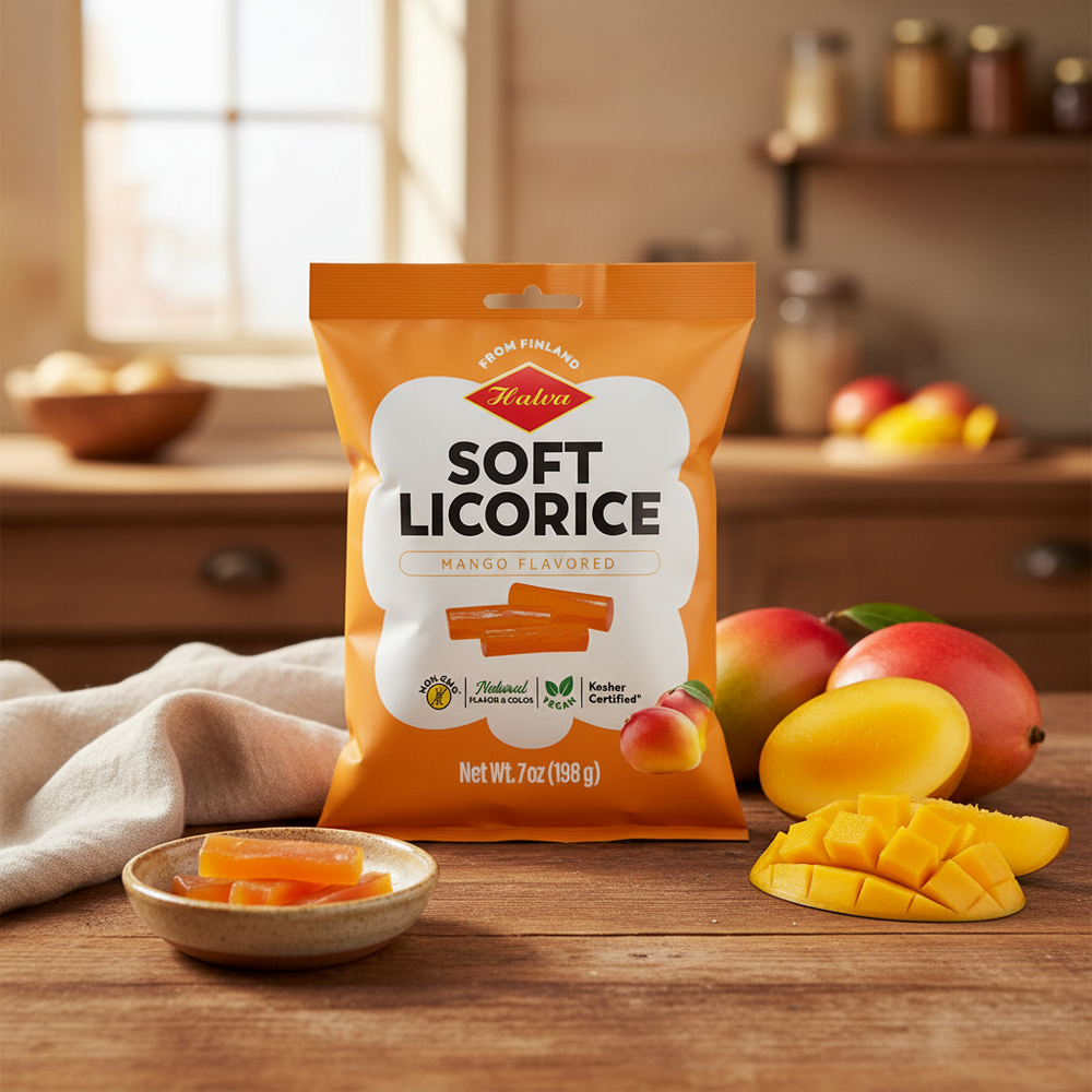 Halva European Style Mango Licorice Bag