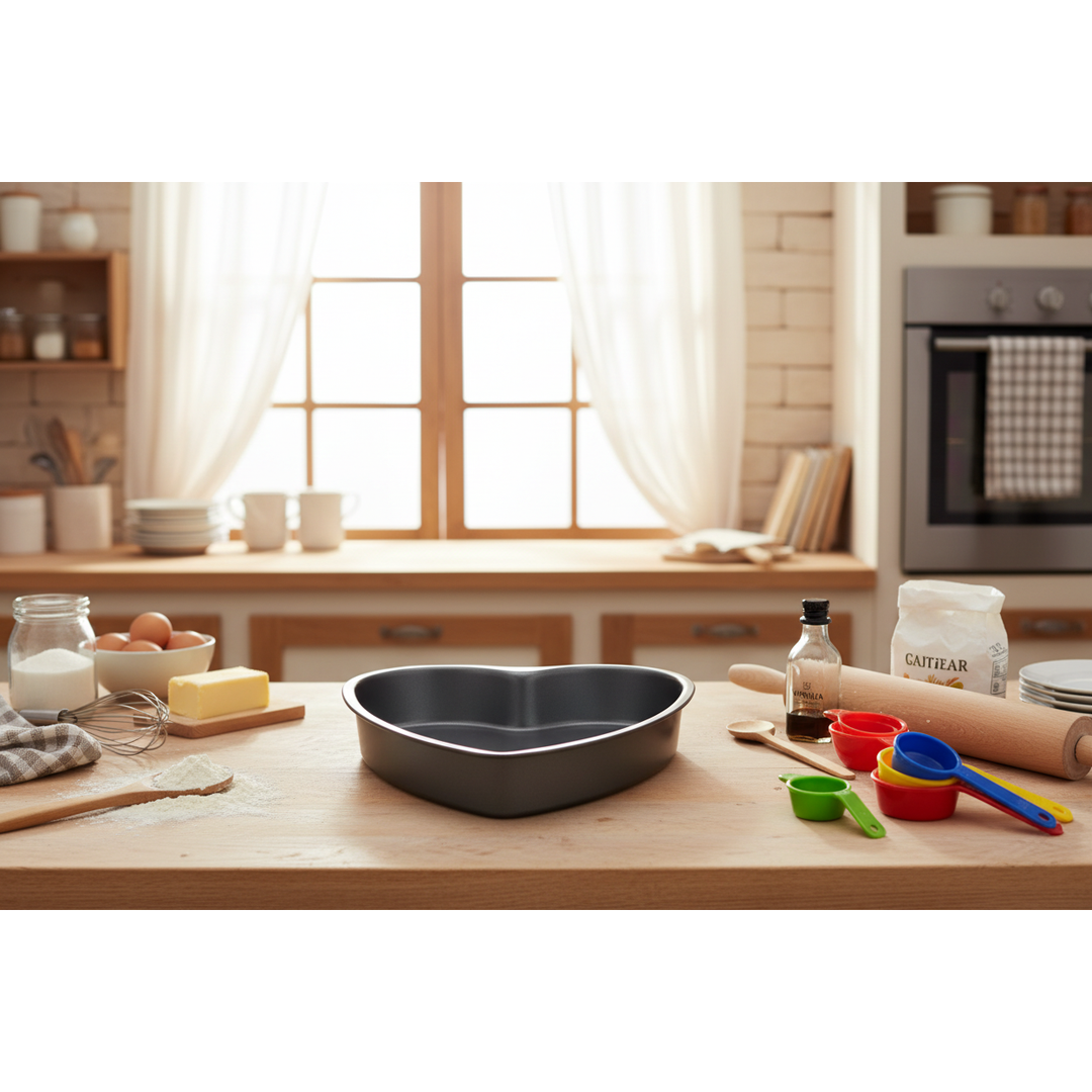 Non-Stick 8" Heart Pan