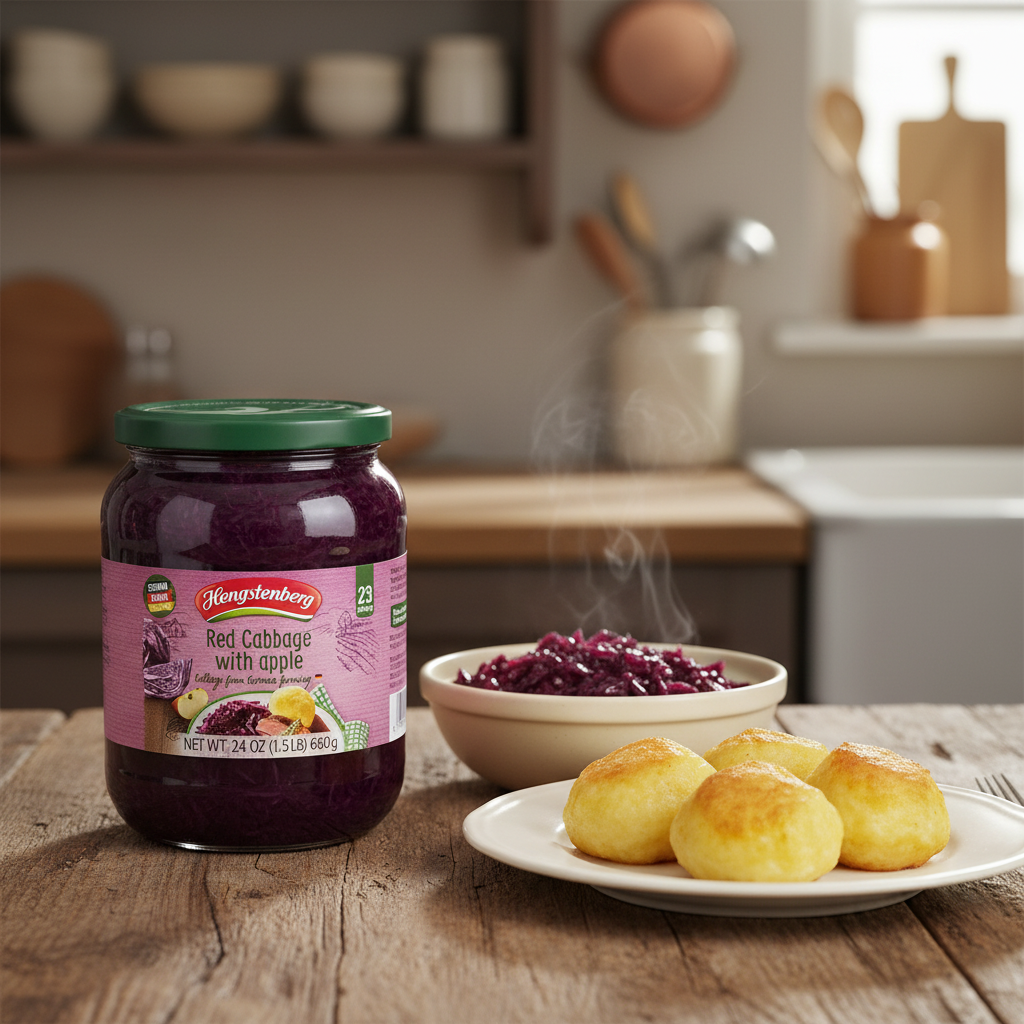 Hengstenberg Bavarian Red Cabbage & Apple in Jar