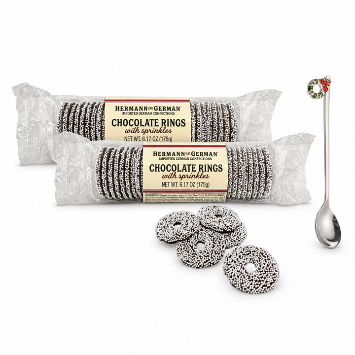 Hermann the German Nonpareils Chocolate Rings