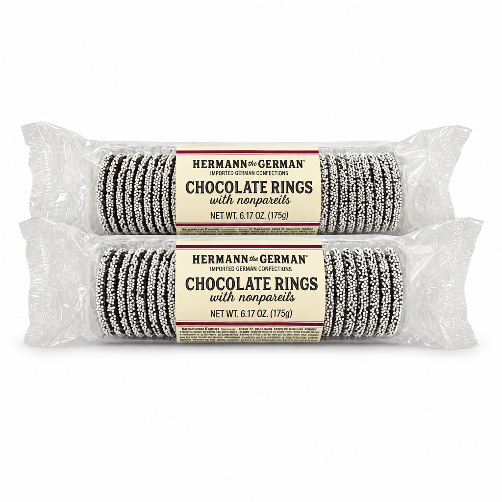 Hermann the German Nonpareils Chocolate Rings