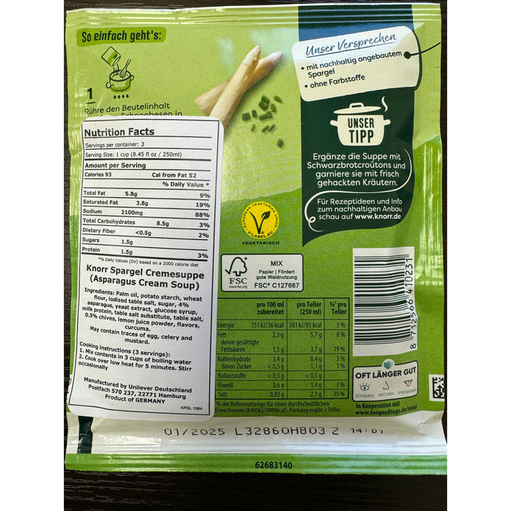 Knorr Soup Lovers Asparagus Cream Soup