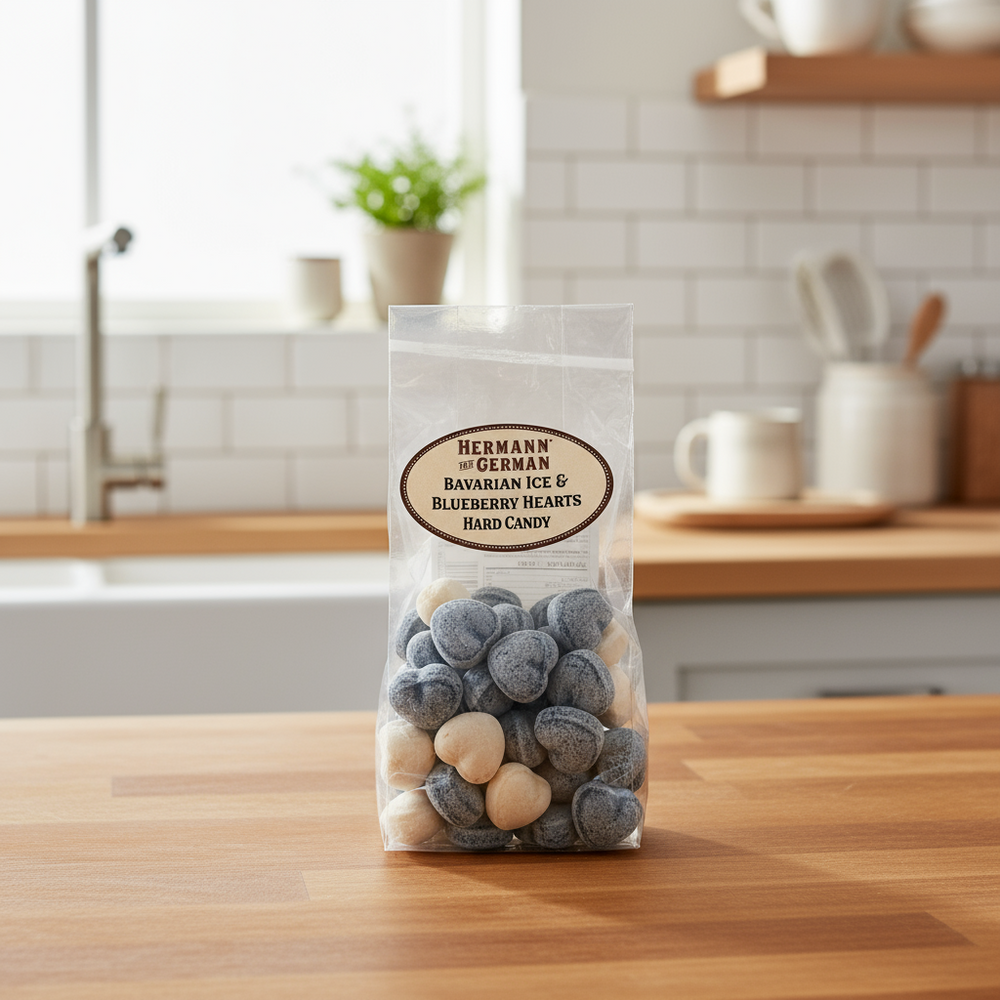 Hermann the German Bavarian Ice and Blueberry Hearts