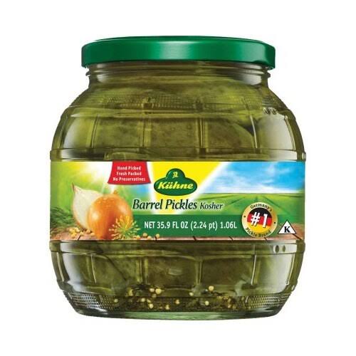 Kühne Barrel Pickles in Jar
