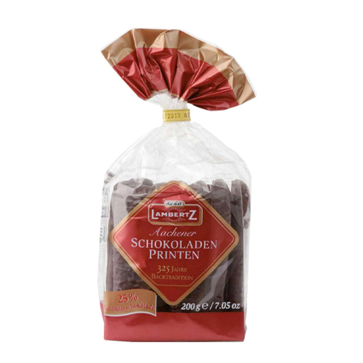 Lambertz Aachener Schokoladen-Printen in a 200 g bag