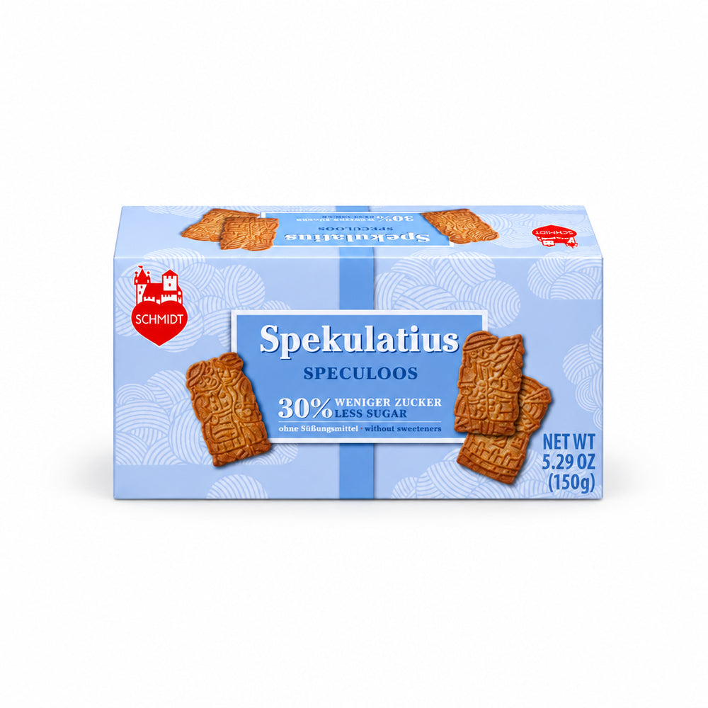 Lebkuchen Schmidt Reduced Sugar Spiced Spekulatius, 150 g box