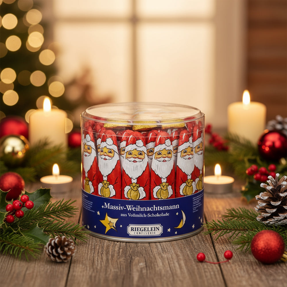 Riegelein Milk Chocolate Santas