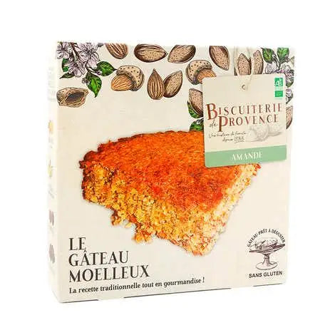 Biscuiterie de Provence almond cake 225 g package, front view
