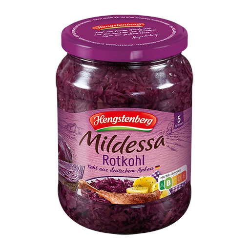 Hengstenberg Mildessa Red Cabbage in Jar