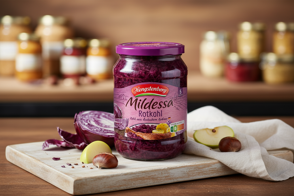 Hengstenberg Mildessa Red Cabbage in Jar
