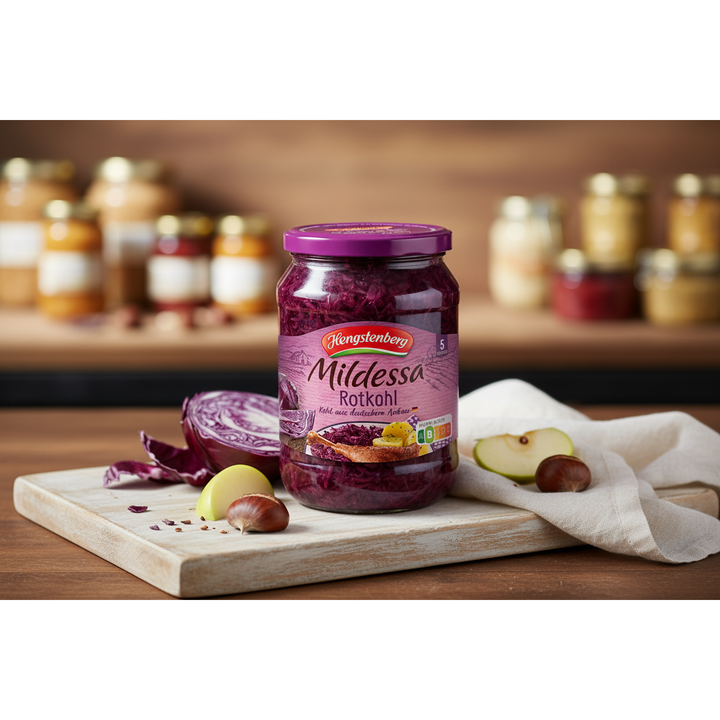 Hengstenberg Mildessa Red Cabbage in Jar