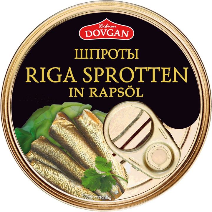 Dovgan Riga Sprats in Oil