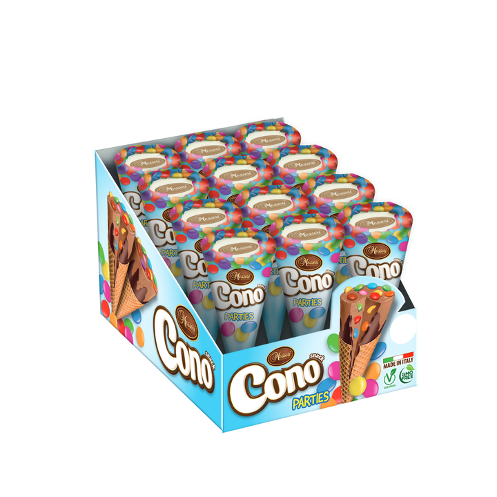 Messori Cono Snack Cones "Parties" with Chocolate