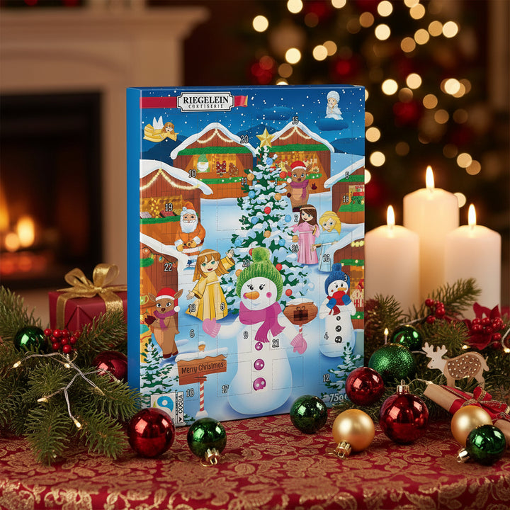 Riegelein Advent Calendar Choose Angel or Christmas Market