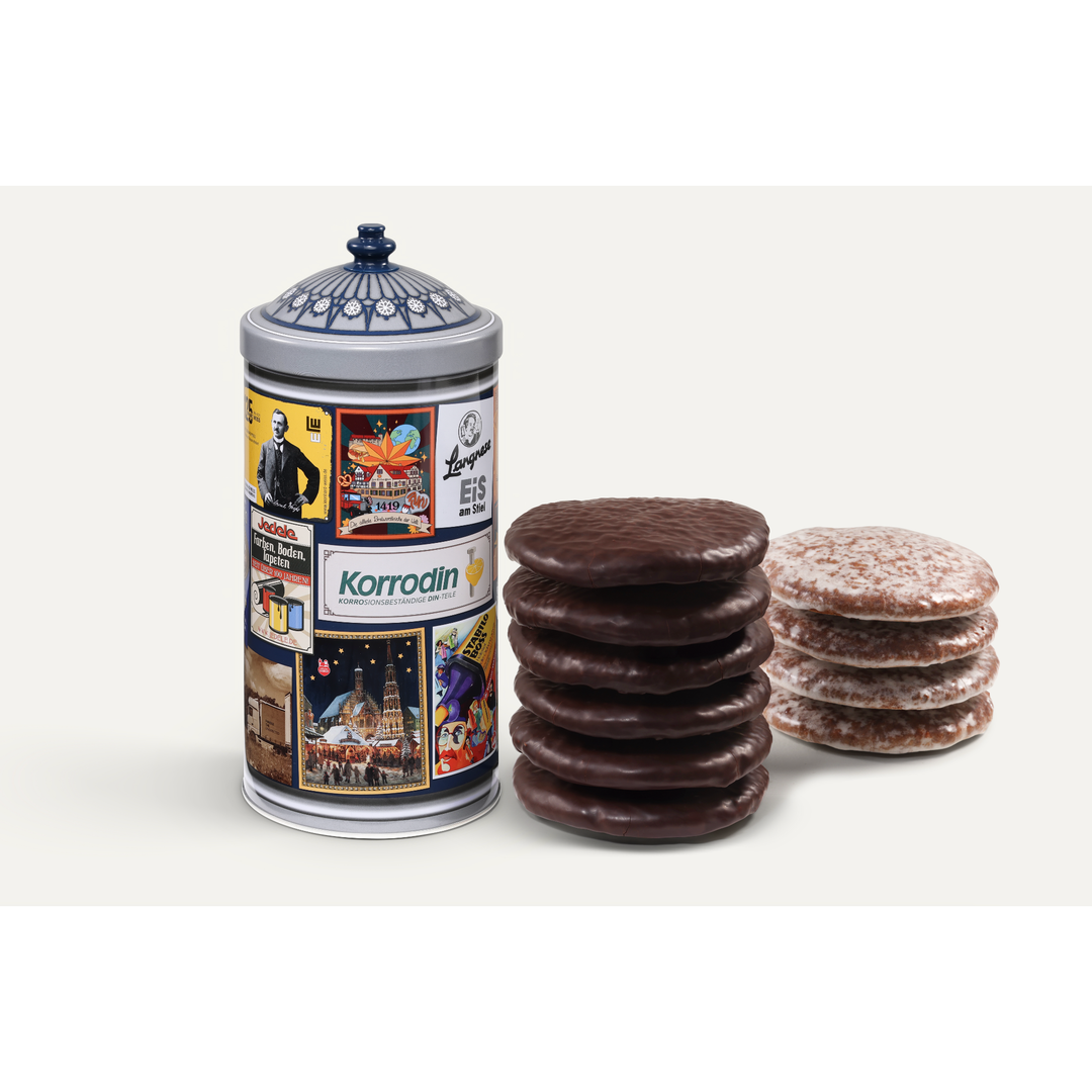 Lebkuchen Schmidt Advertising Column Tin, 18th Edition 2025