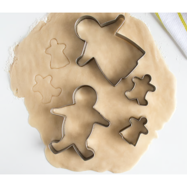 Gingerbread Family Cookie Cutter Set, 4-Piece