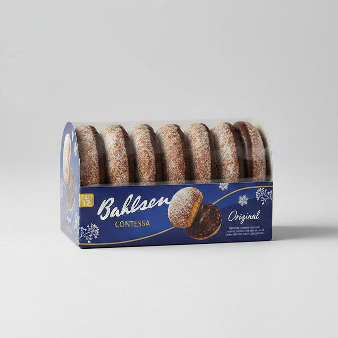 Bakery product packaging with Bahlsen logo on a white background
