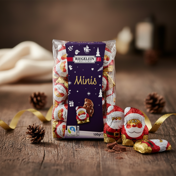 RIEGELEIN MINI SOLID SANTA'S 33% 24/3.5 OZ