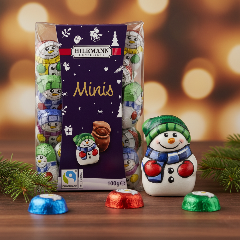 RIEGELEIN MINI SOLID SNOWMEN 24/3.5 OZ