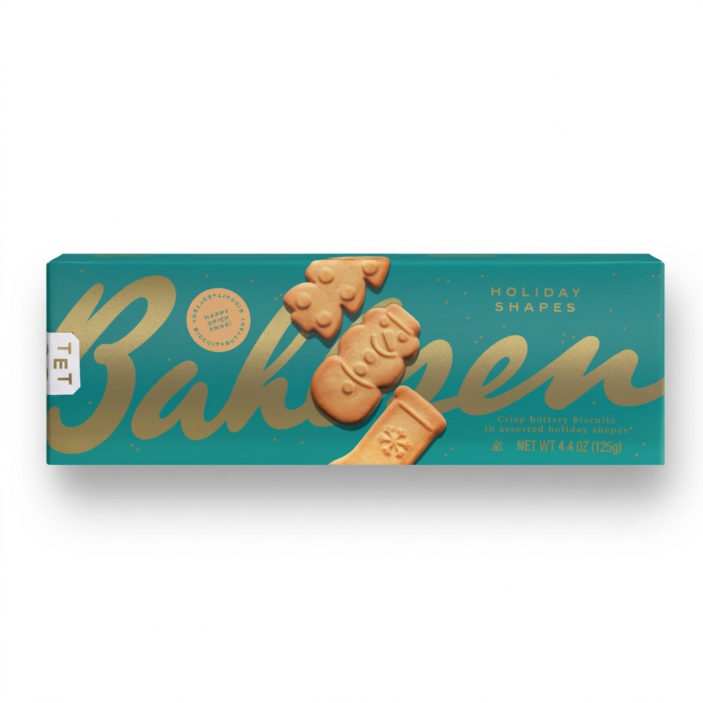 Bahlsen Holiday Shapes Butter Cookies