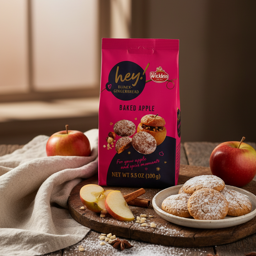 "Hey" Wicklein Mini-Elisen-Gingerbread Baked Apple 3.5 oz