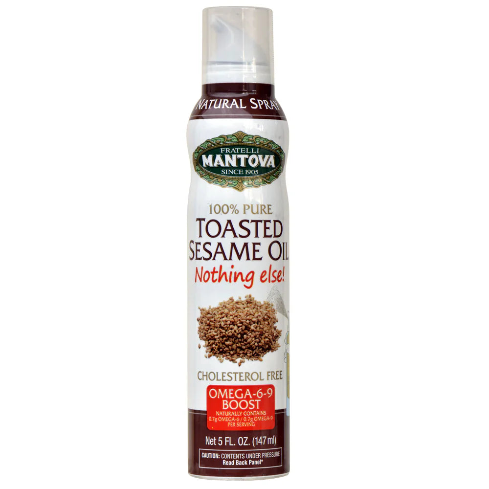 Mantova Toasted Sesame Oil Spray, 5 oz.