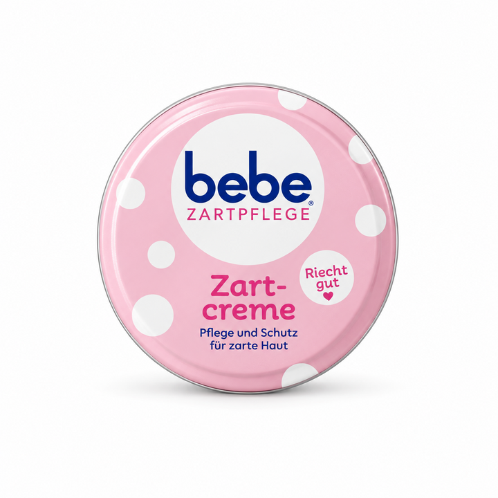 Bebe Zartcreme, 150 ml pink jar, front view