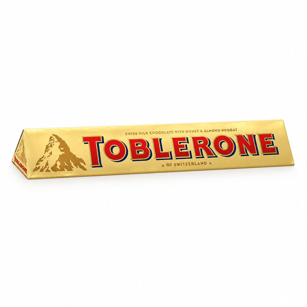 Toblerone milk chocolate bar 200g package