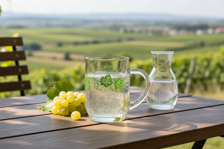 Austrian Wine Spritzer Glass (¼ Liter) – Traditional “Mäßer” Mug