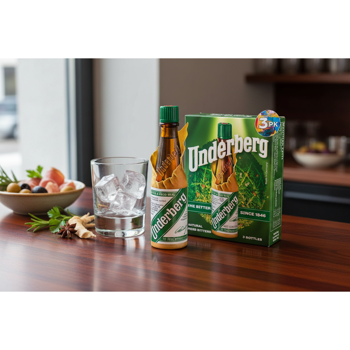 Underberg Herbal Bitters, 3 Bottle Pack
