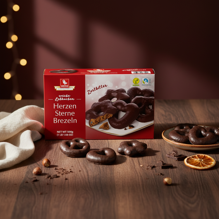 Weiss Gingerbread (Hearts, Stars, Pretzels) 17.64 oz